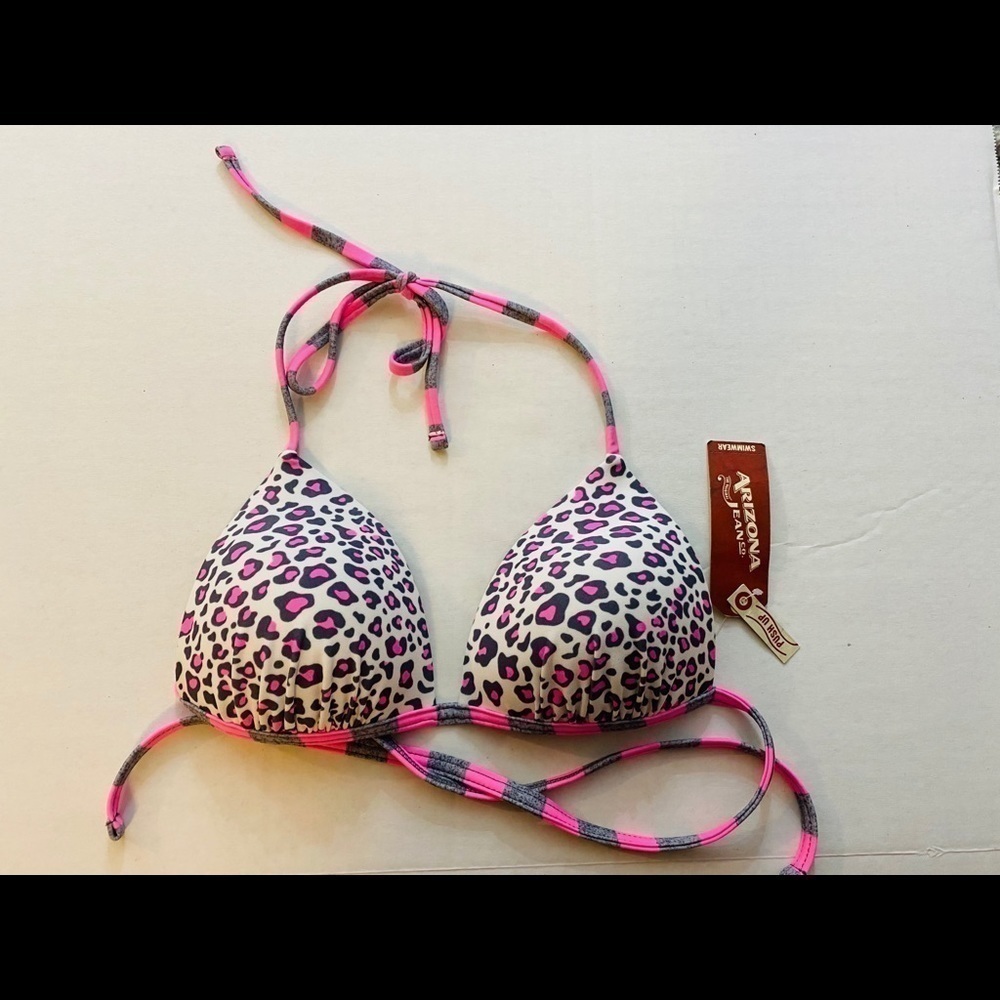 NWT Arizona Jean Company Swimsuit Top Small